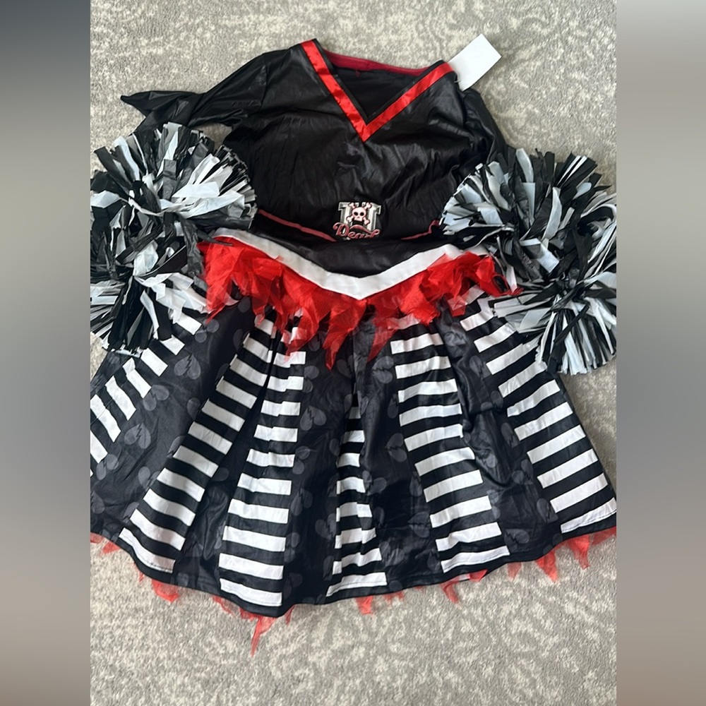 Black and Red Cheerleader Costume for Kids- size XXL or size 16